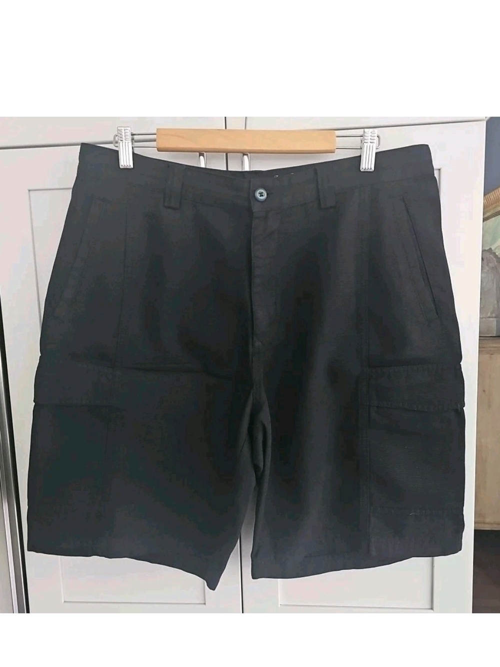 Tommy Bahama Navy Blue Men's Cotton Blend Cargo Shorts